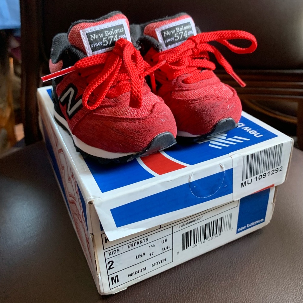 Infant 574 new balance size 2